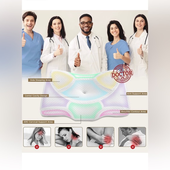 Osteo cervical memory foam pillow - Picture 3 of 12